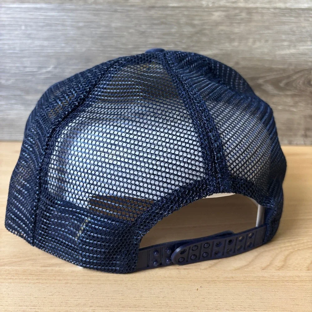 Vintage WC's Auto Service Hat Cap Snap Back Blue Trucker Wilson North‎ Carolina